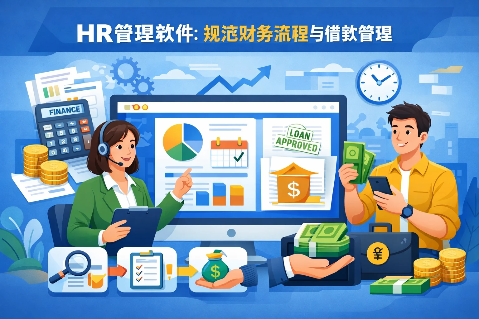 HR管理软件：规范财务流程与借款管理