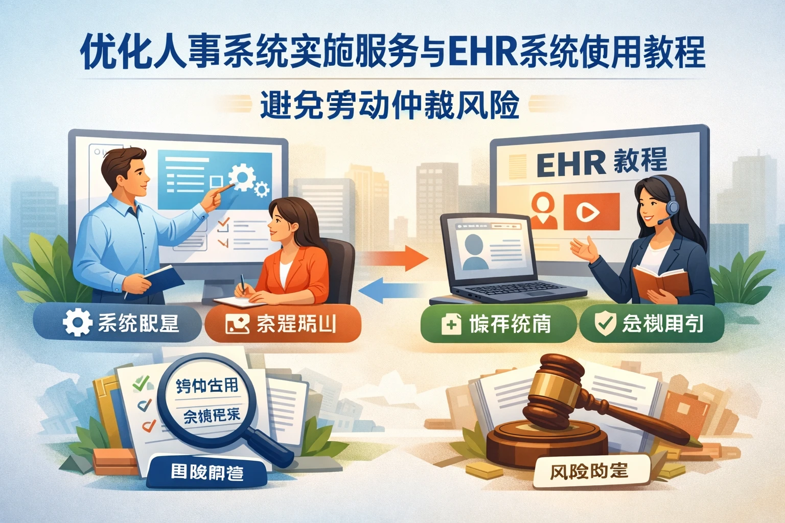 优化人事系统实施服务与ehr系统使用教程，避免劳动仲裁风险