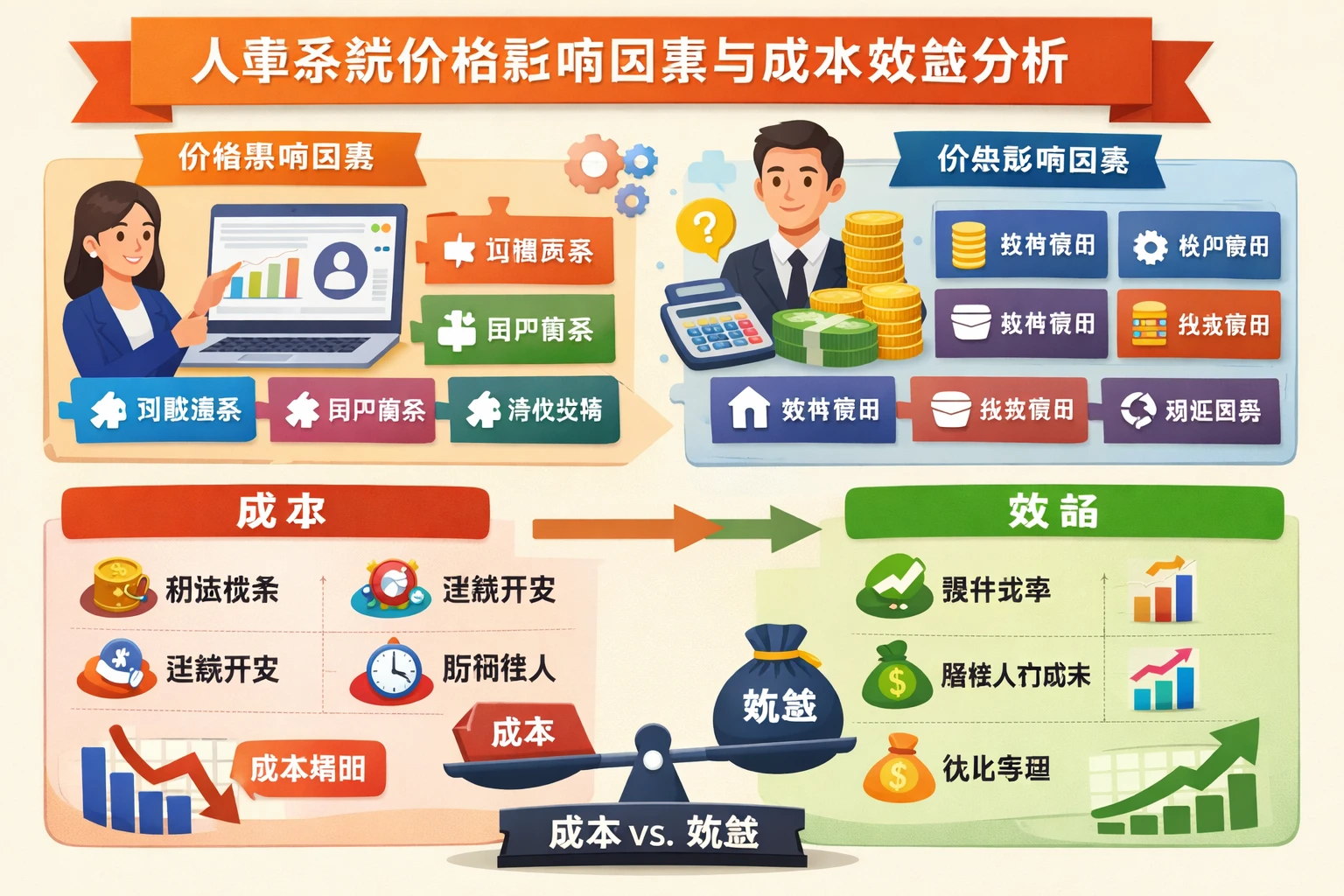 人事系统价格影响因素与成本效益分析