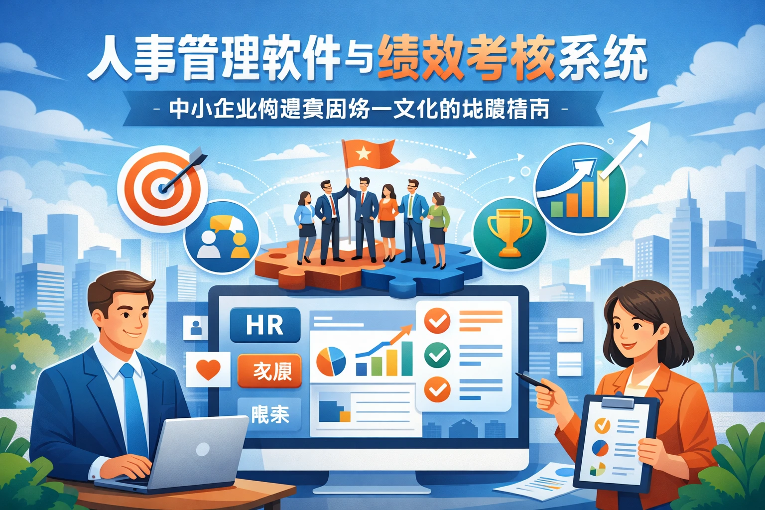 人事管理软件与绩效考核系统：中小企业构建集团统一文化的战略指南