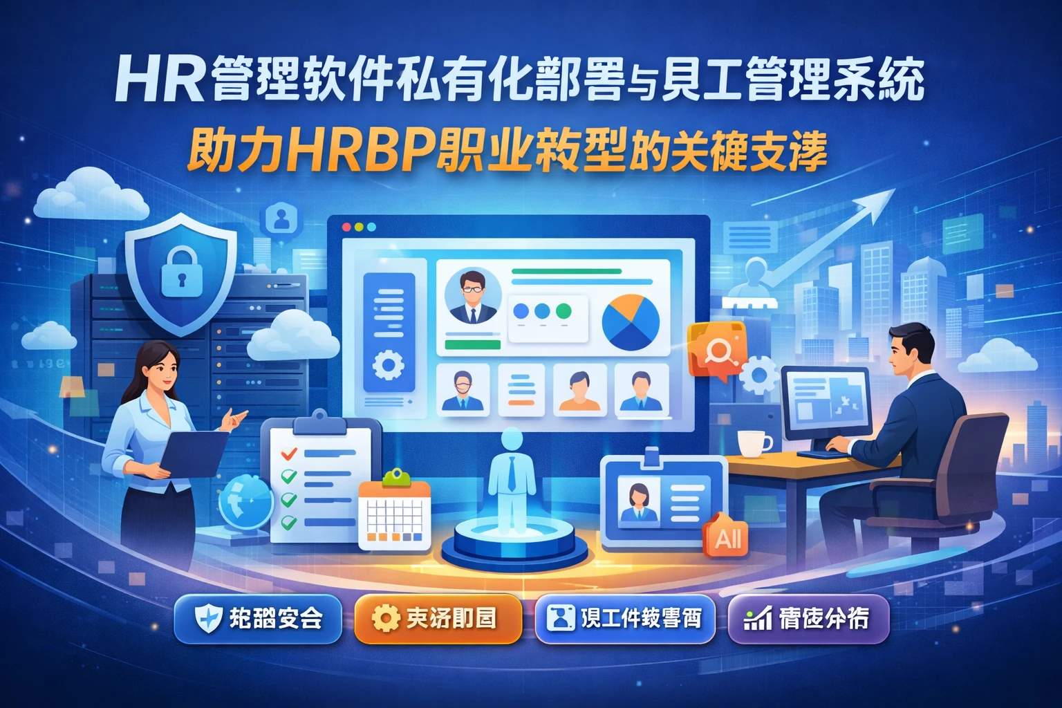 HR管理软件私有化部署与员工管理系统：助力HRBP职业转型的关键支撑