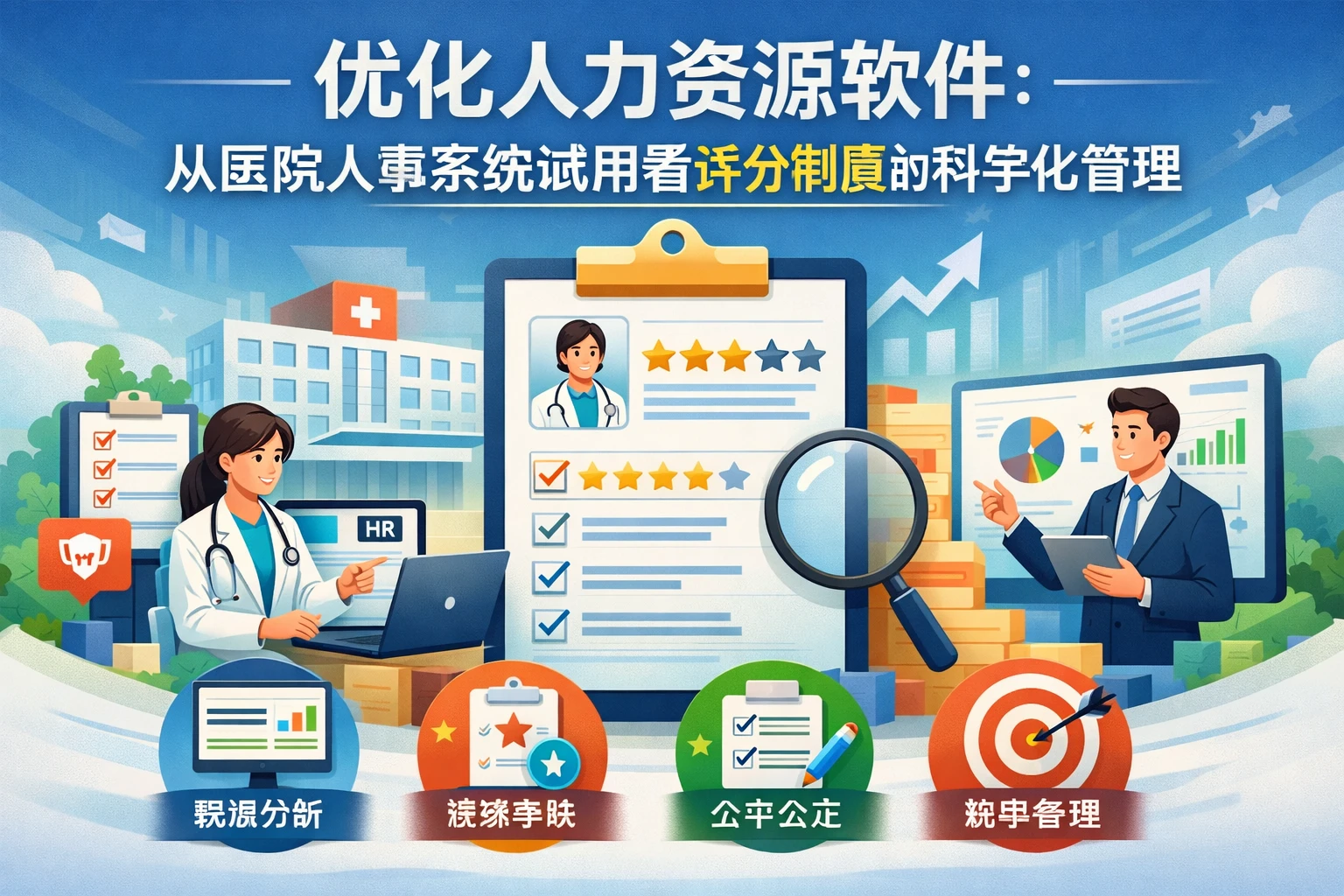 优化人力资源软件：从医院人事系统试用看评分制度的科学化管理