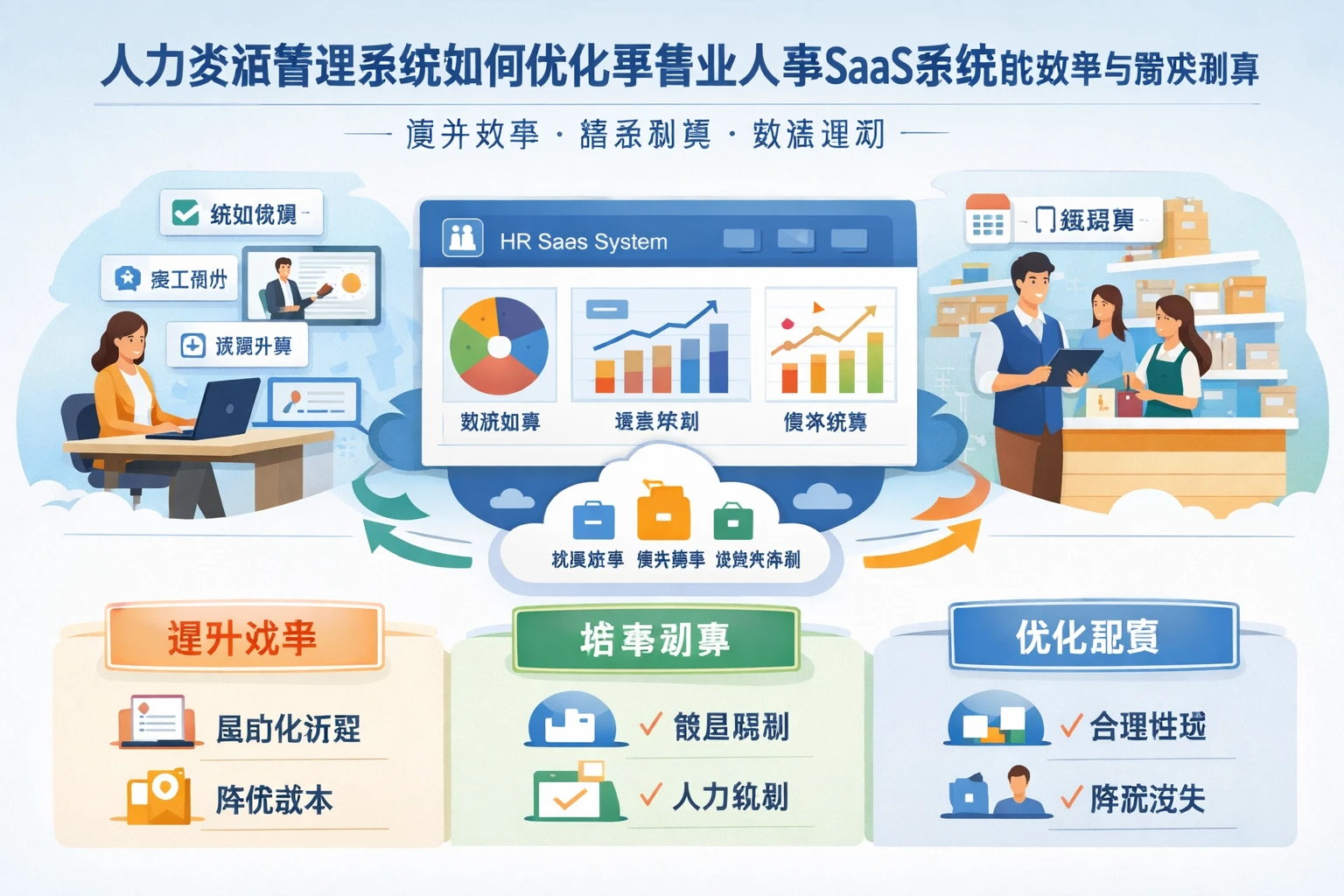 人力资源管理系统如何优化零售业人事SaaS系统的效率与需求测算