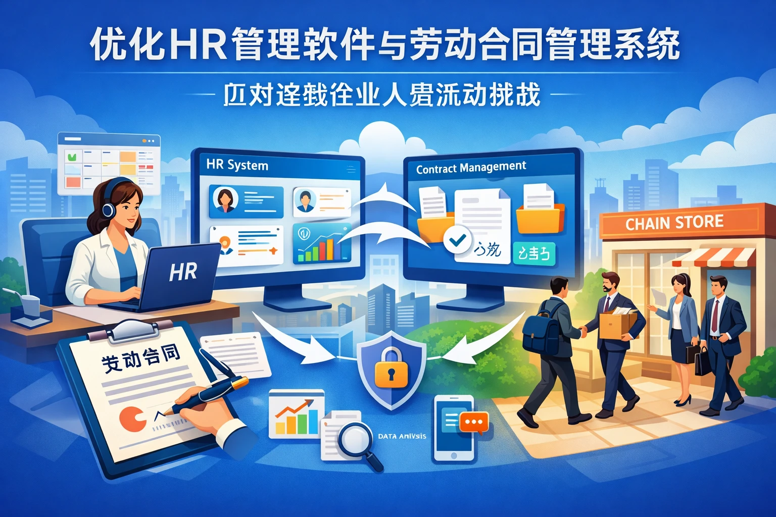 优化HR管理软件与劳动合同管理系统,应对连锁企业人员流动挑战