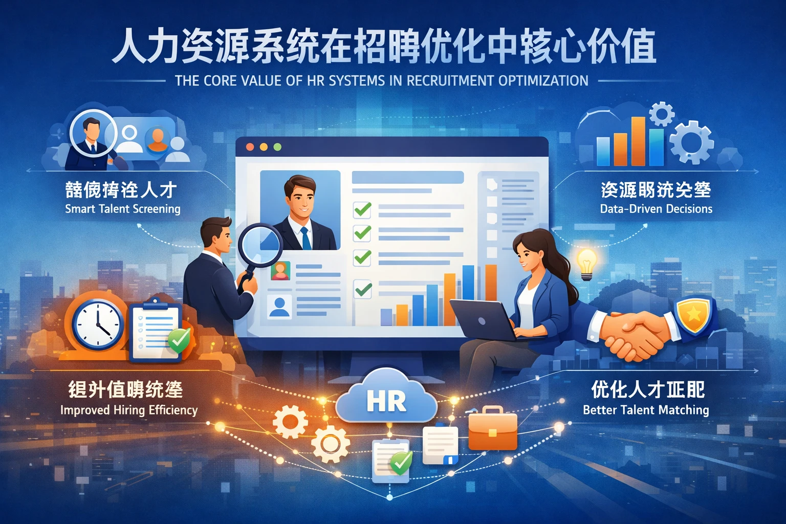 人力资源系统在招聘优化中的核心价值