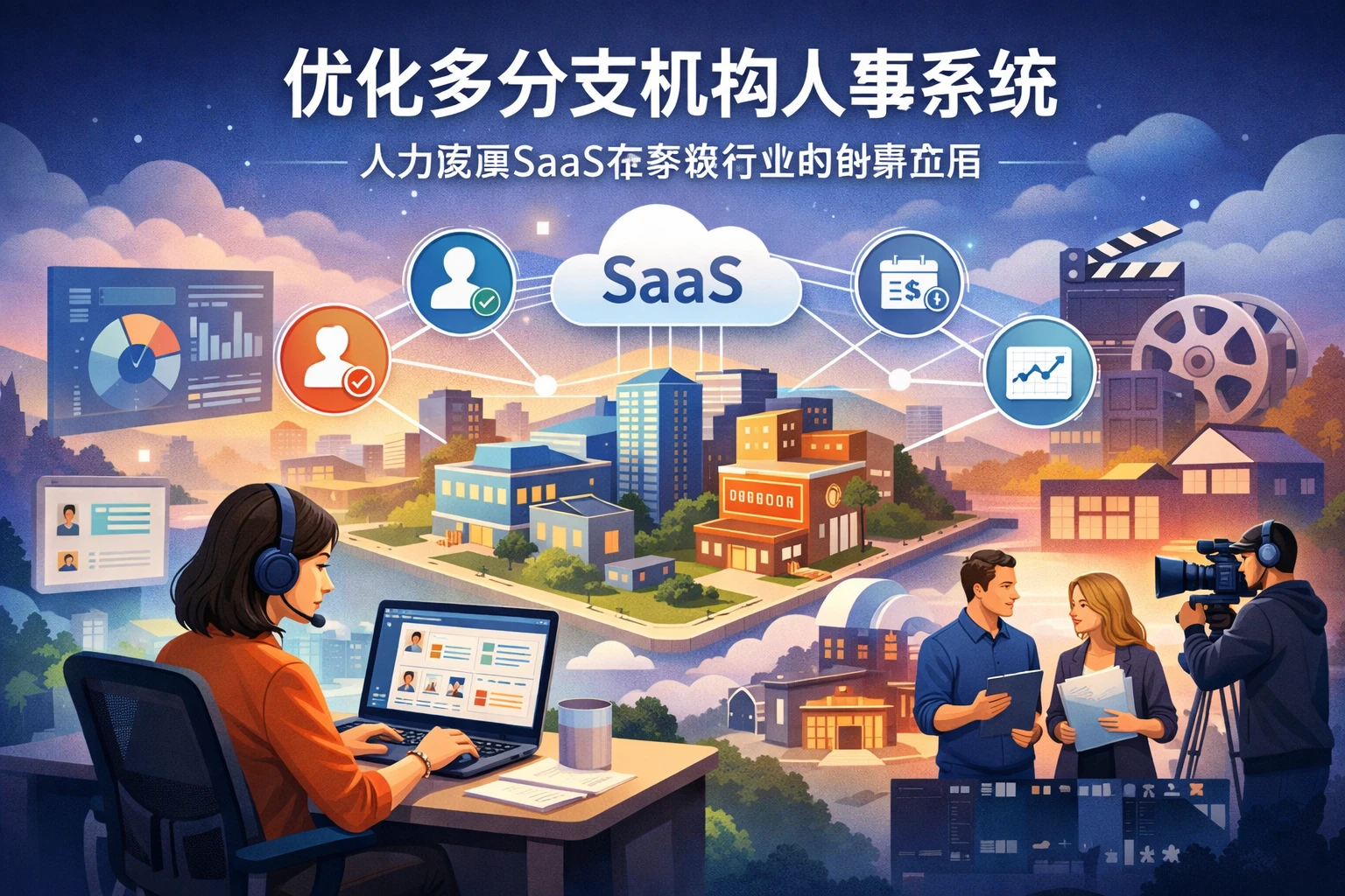 优化多分支机构人事系统：人力资源SaaS在影视行业的创新应用