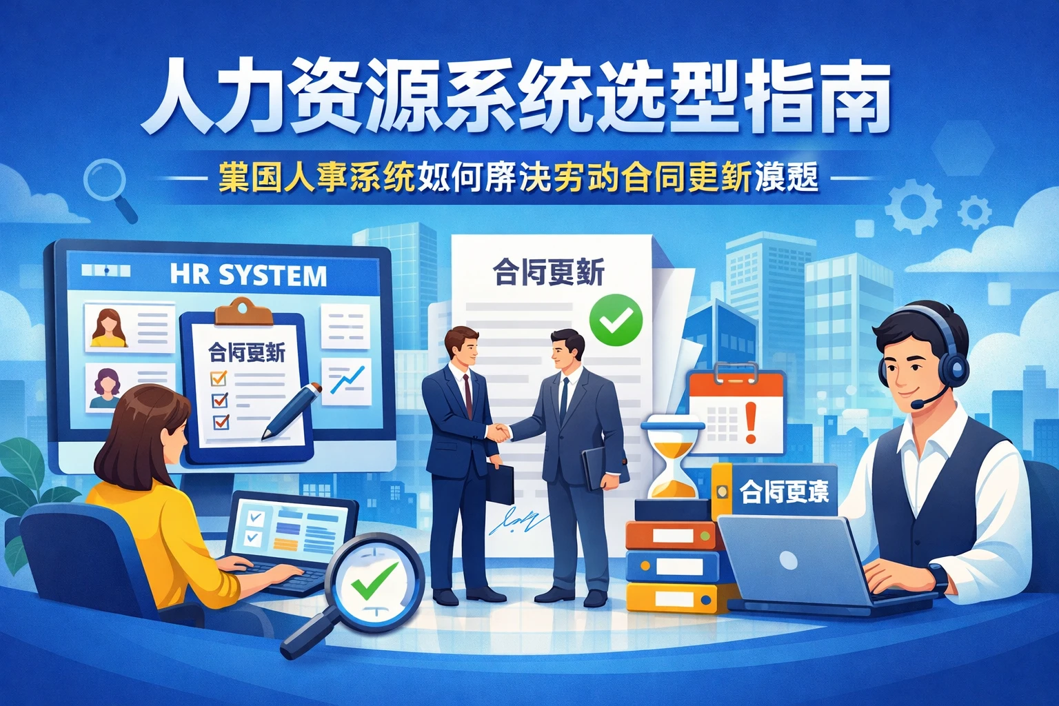人力资源系统选型指南：集团人事系统如何解决劳动合同更新难题