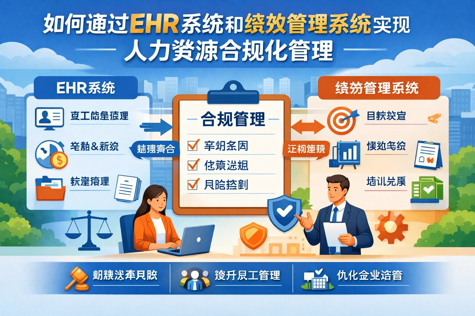 如何通过EHR系统和绩效管理系统实现人力资源合规化管理