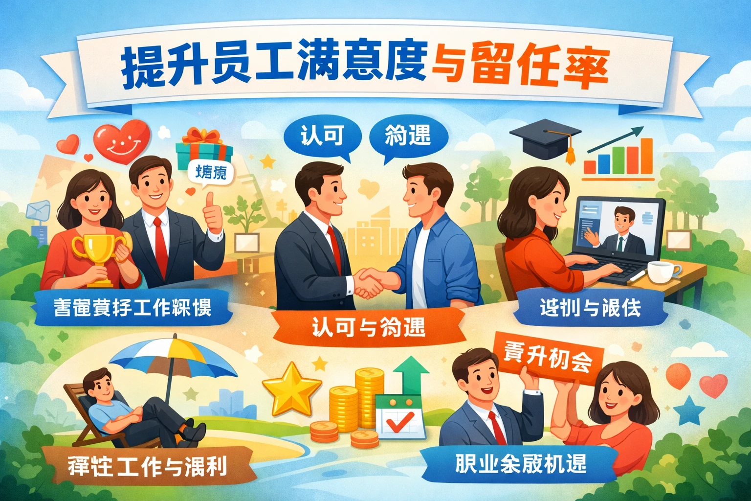 提升员工满意度与留任率