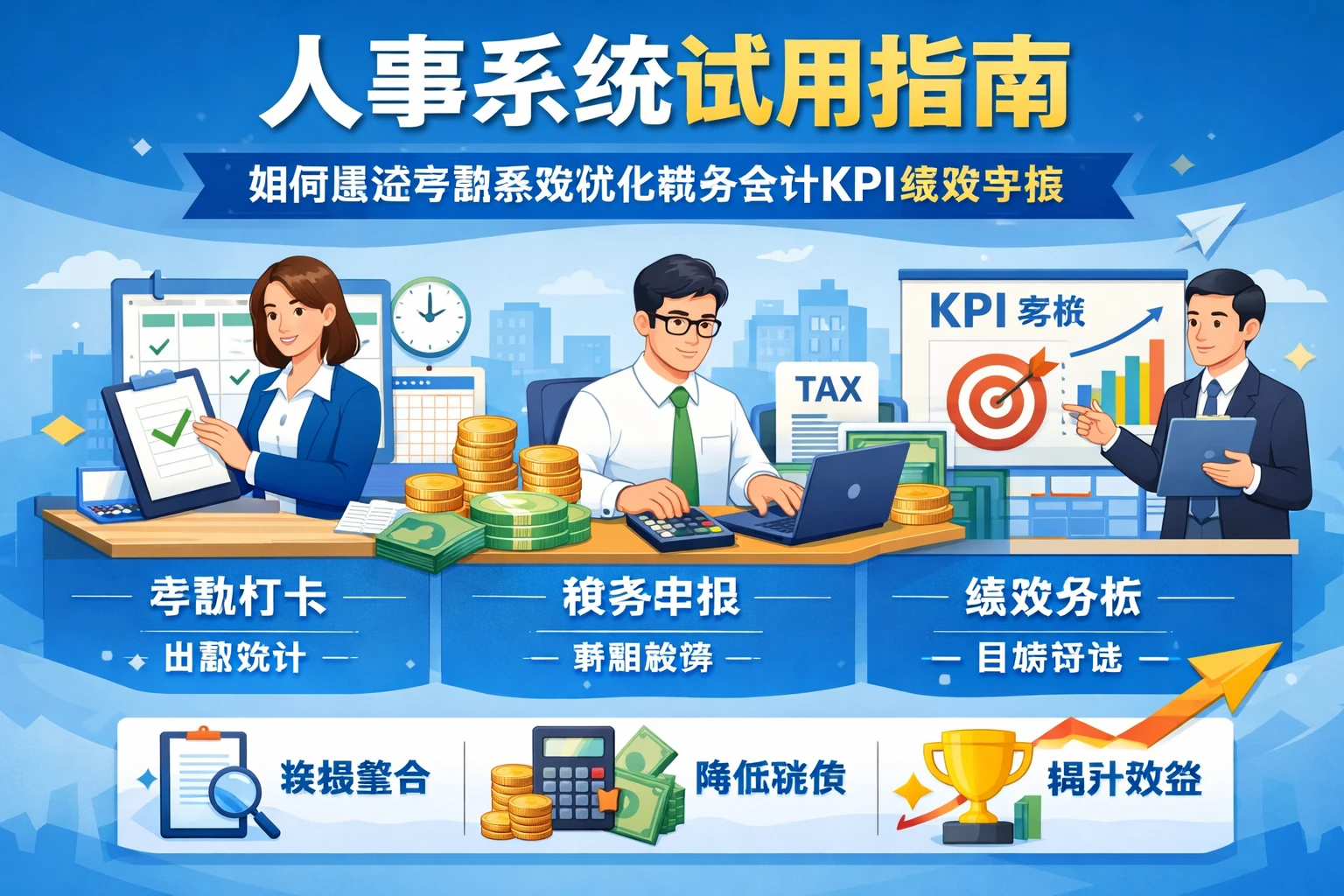 人事系统试用指南：如何通过考勤系统优化税务会计KPI绩效考核