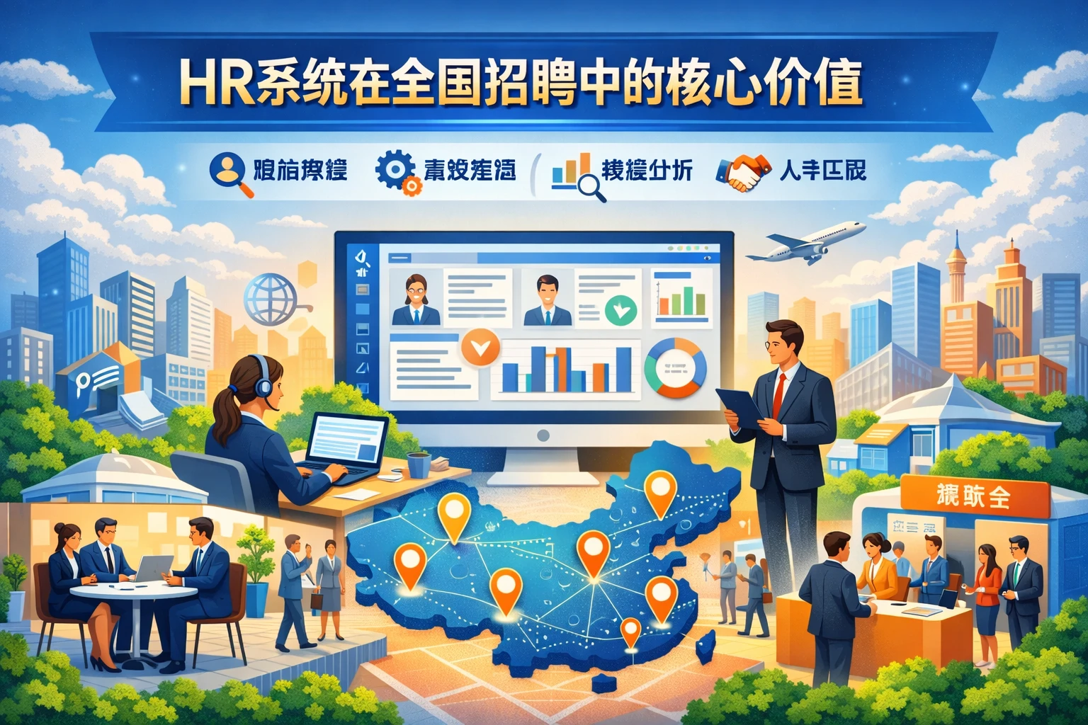 HR系统在全国招聘中的核心价值