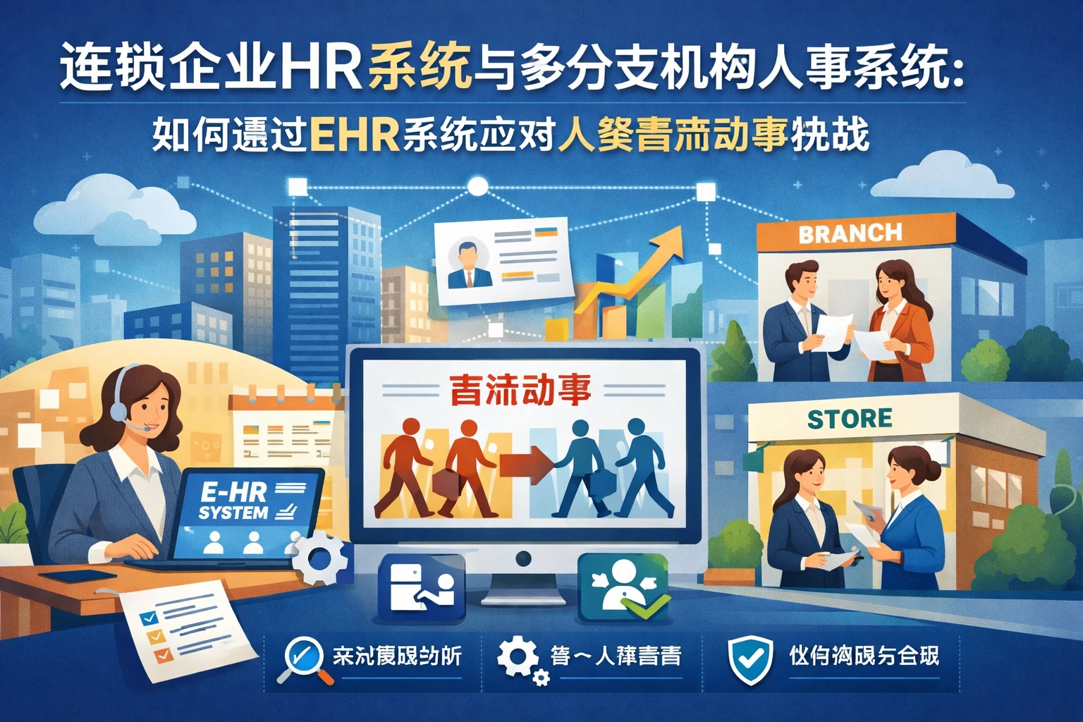 连锁企业HR系统与多分支机构人事系统:如何通过EHR系统应对人资高流动率挑战