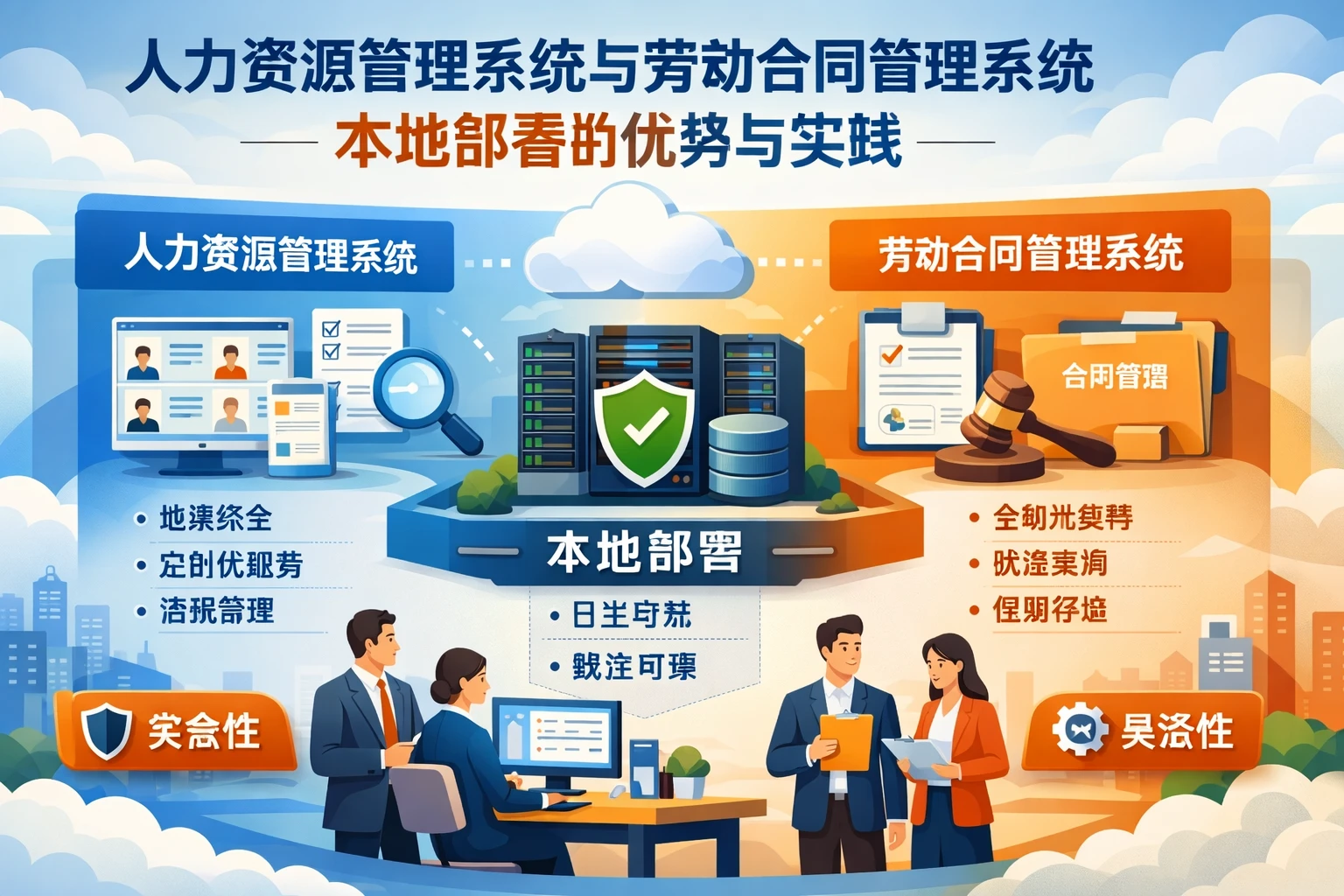 人力资源管理系统与劳动合同管理系统本地部署的优势与实践