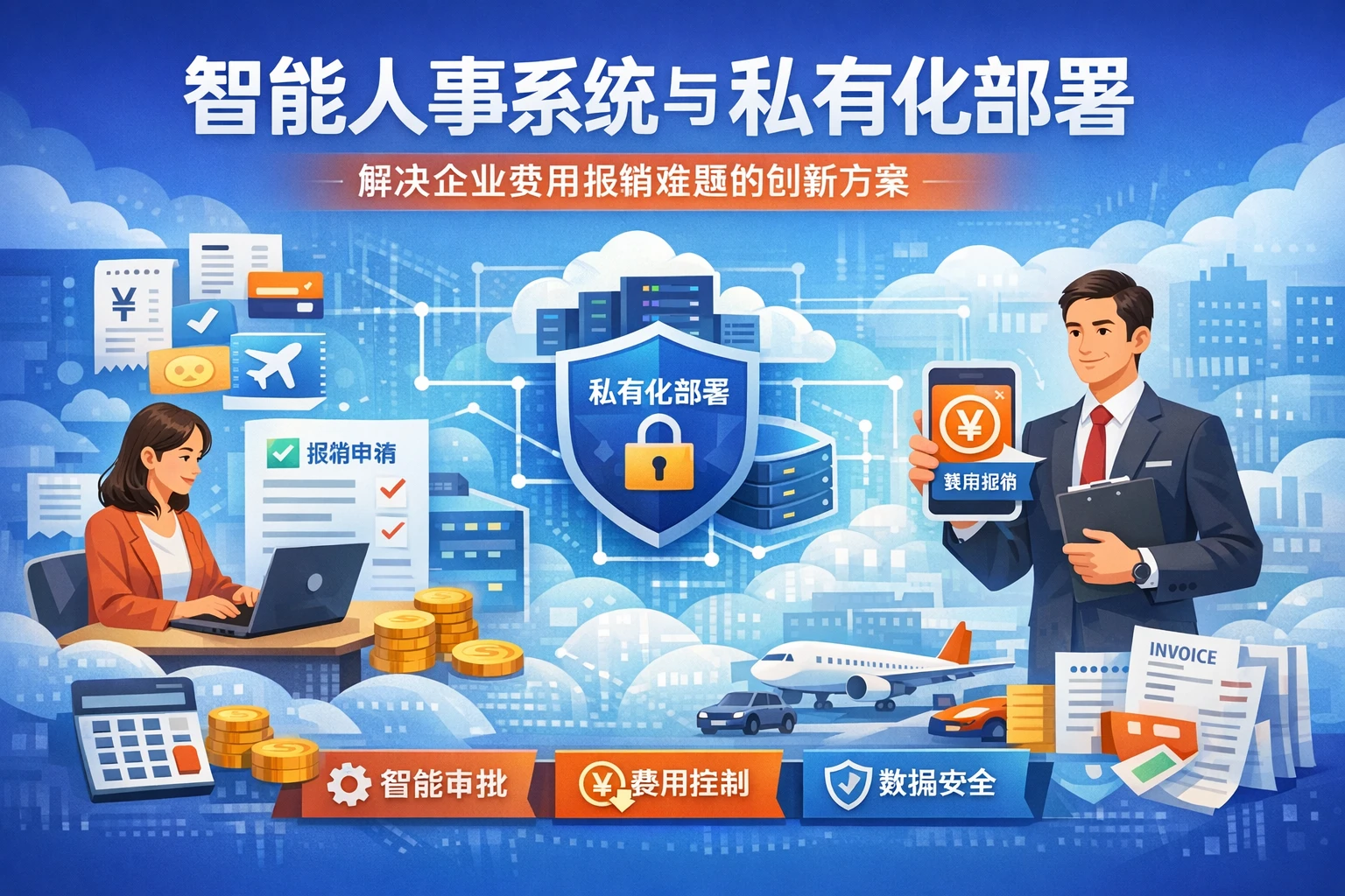 智能人事系统与私有化部署：解决企业费用报销难题的创新方案