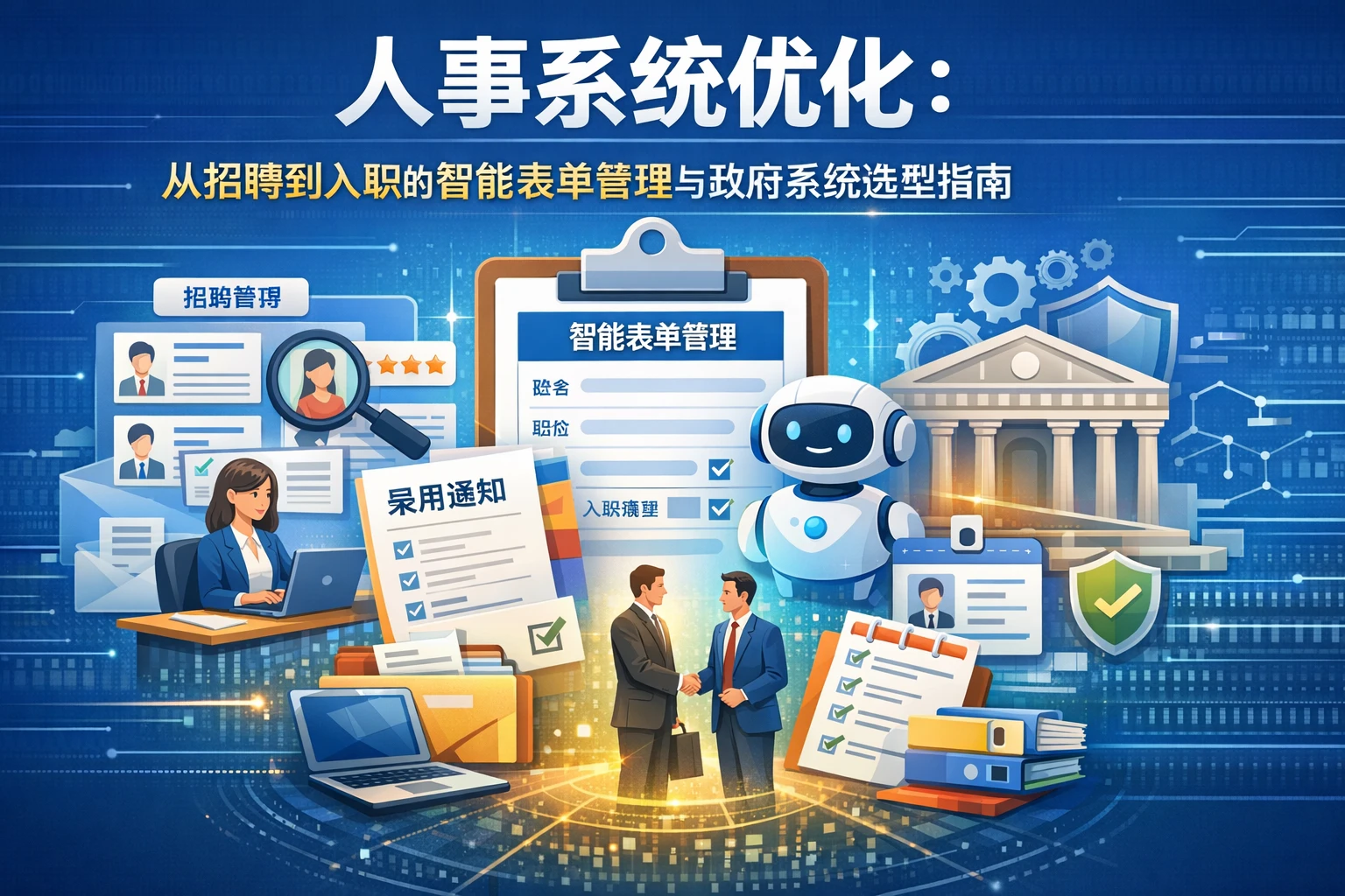 人事系统优化：从招聘到入职的智能表单管理与政府系统选型指南