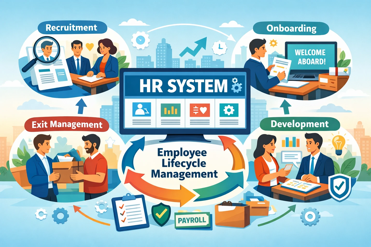 HR系统在员工生命周期管理中的核心作用