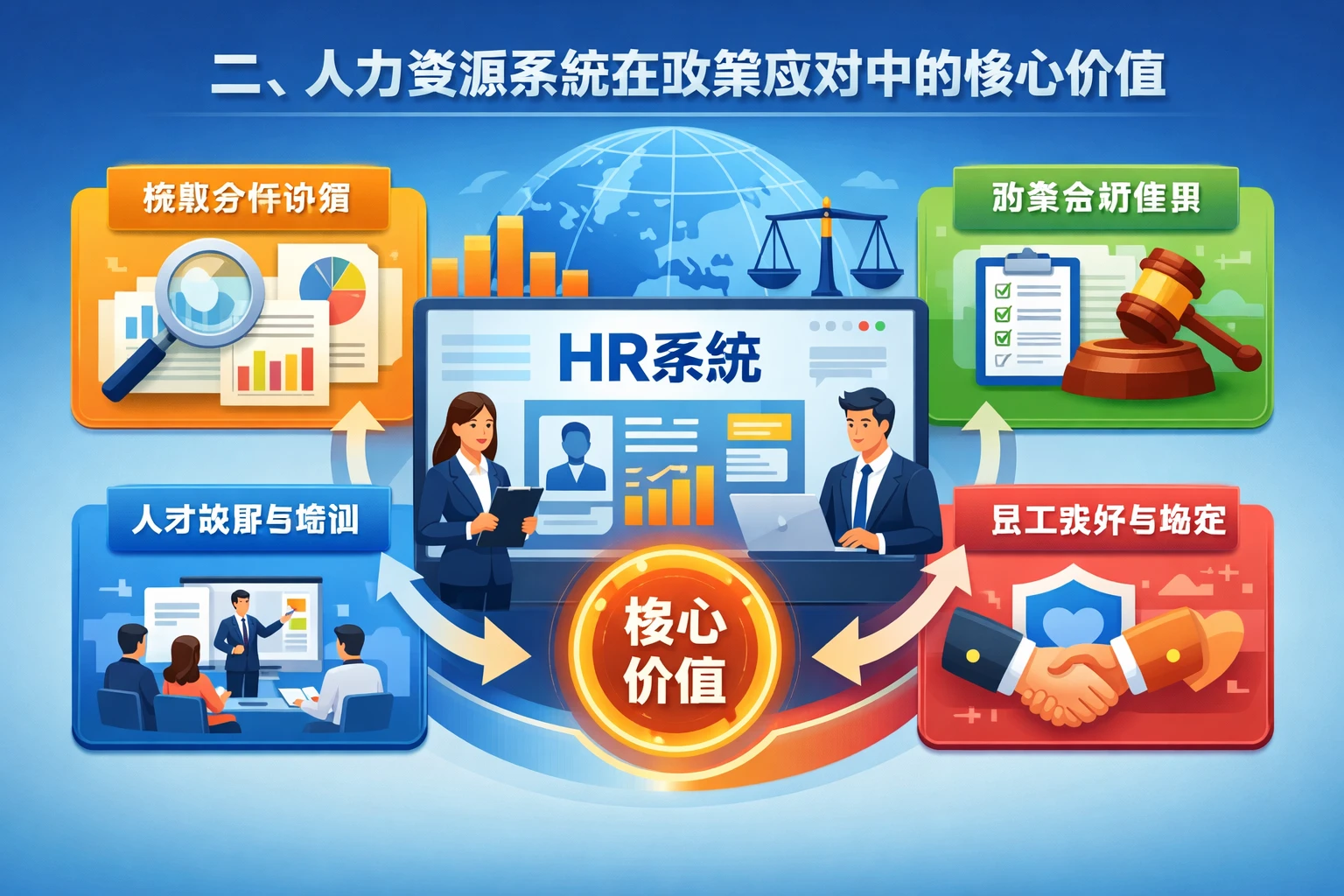 二、人力资源系统在政策应对中的核心价值