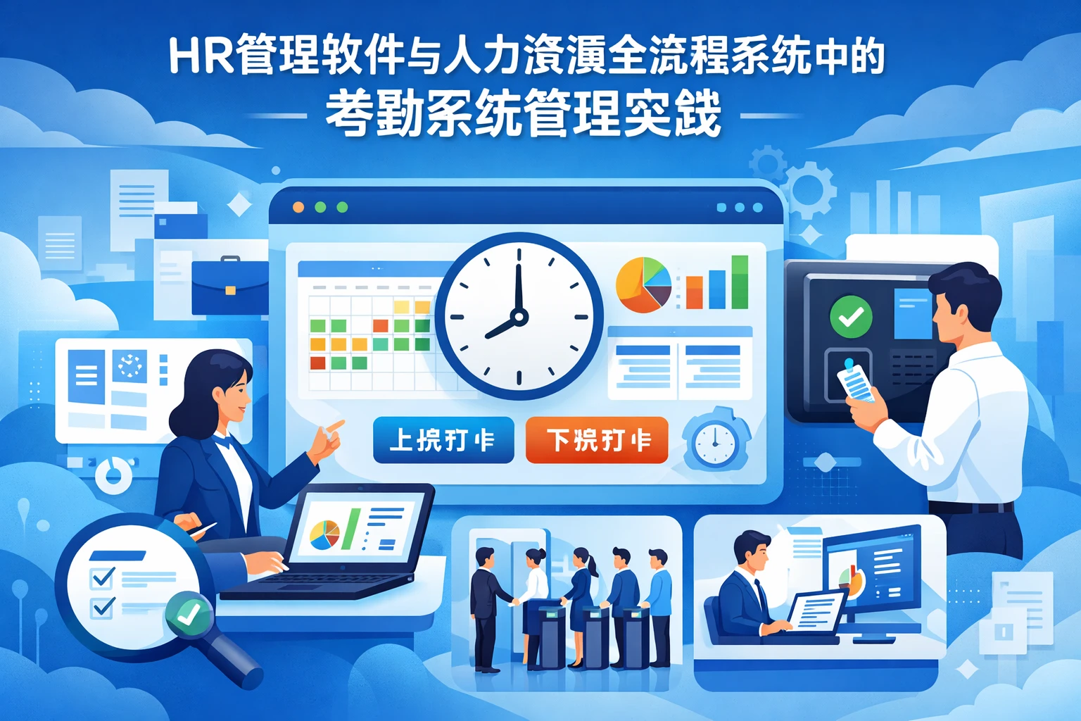 HR管理软件与人力资源全流程系统中的考勤系统管理实践