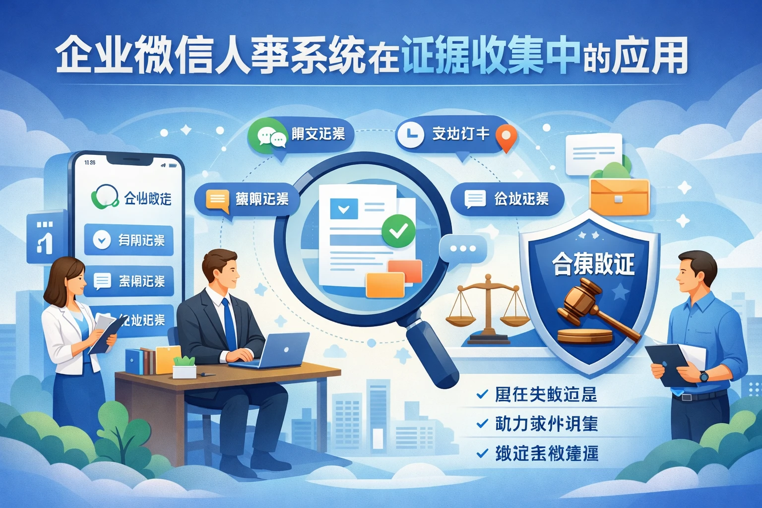 企业微信人事系统在证据收集中的应用