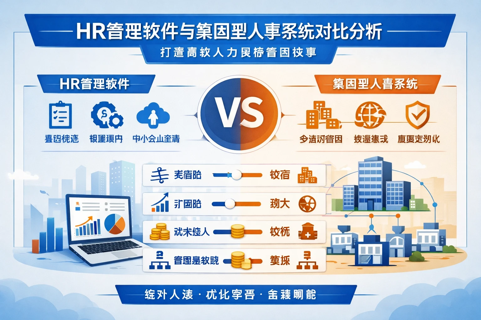 HR管理软件与集团型人事系统对比分析：打造高效人力资源管理体系