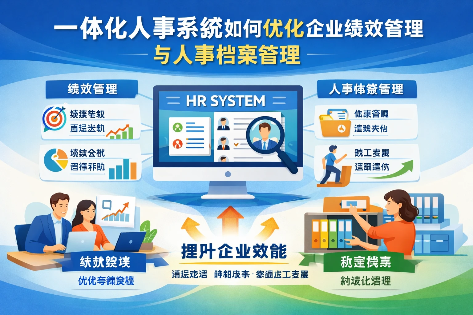 一体化人事系统如何优化企业绩效管理与人事档案管理