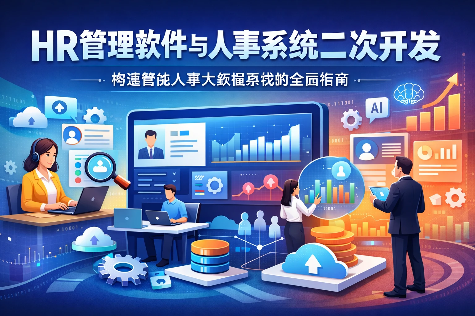 HR管理软件与人事系统二次开发：构建智能人事大数据系统的全面指南