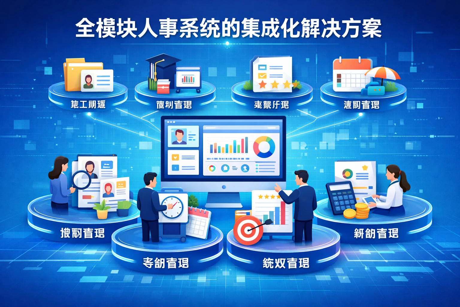 全模块人事系统的集成化解决方案