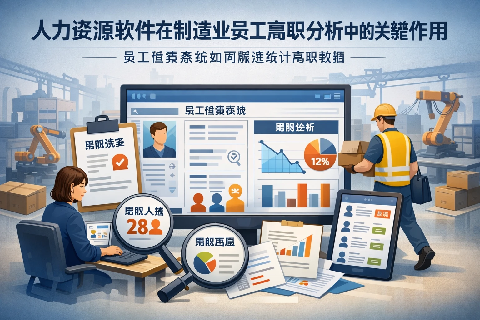 人力资源软件在制造业员工离职分析中的关键作用:员工档案系统如何精准统计离职数据