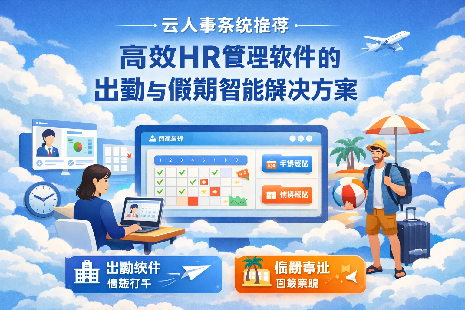 云人事系统推荐：高效HR管理软件的出勤与假期智能解决方案