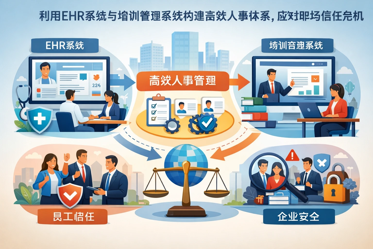 利用EHR系统与培训管理系统构建高效人事体系,应对职场信任危机