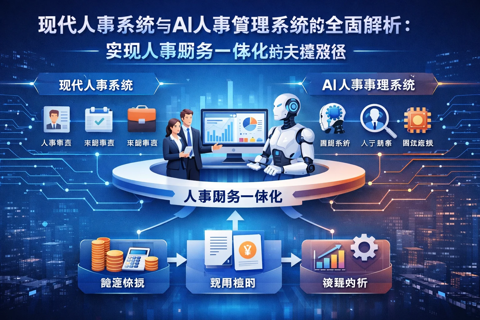 现代人事系统与AI人事管理系统的全面解析:实现人事财务一体化的关键路径