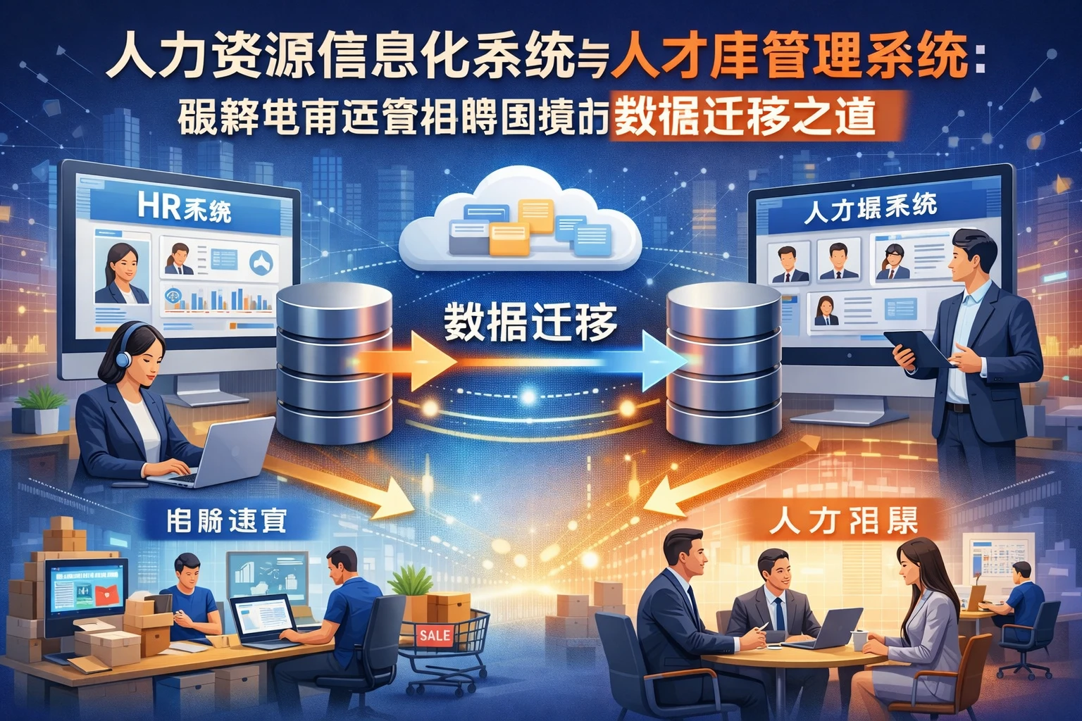 人力资源信息化系统与人才库管理系统:破解电商运营招聘困境的数据迁移之道