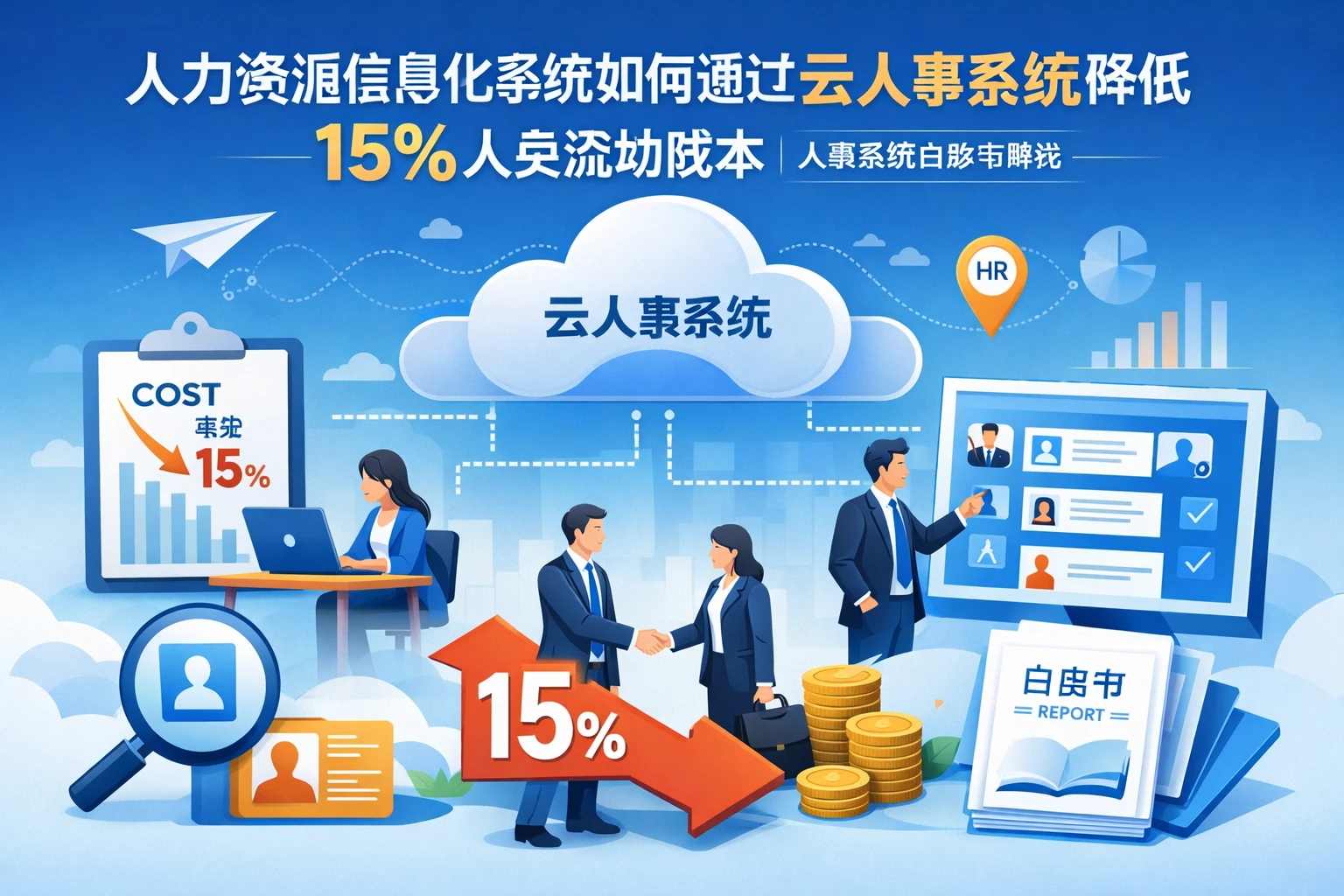 人力资源信息化系统如何通过云人事系统降低15%人员流动成本 | 人事系统白皮书解读