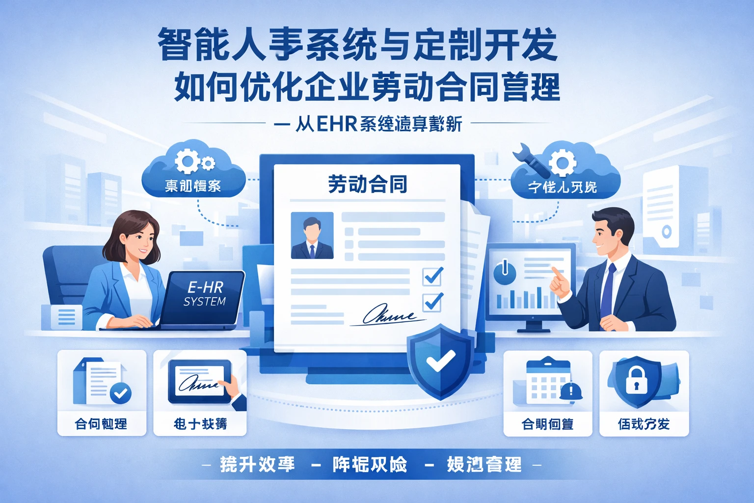 智能人事系统与定制开发如何优化企业劳动合同管理——从EHR系统视角解析