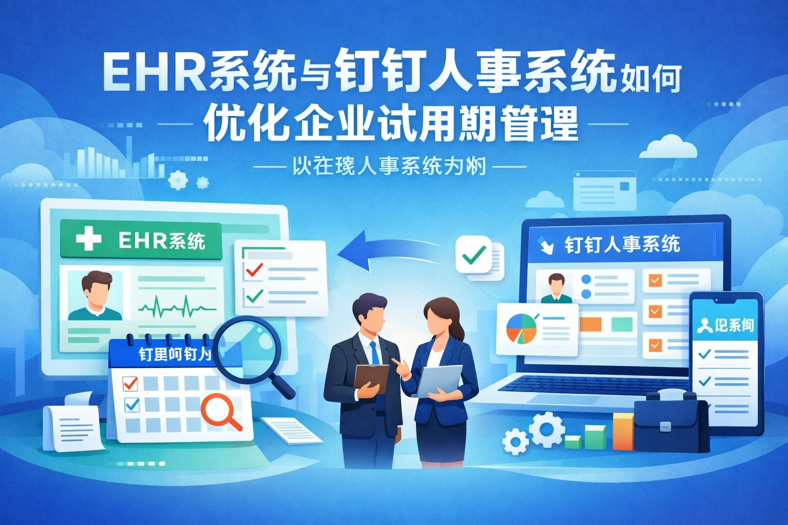 EHR系统与钉钉人事系统如何优化企业试用期管理——以在线人事系统为例