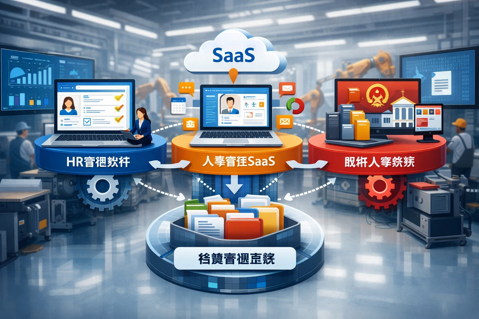 HR管理软件、人事管理SaaS与政府人事管理系统在制造业企业档案管理中的整合应用