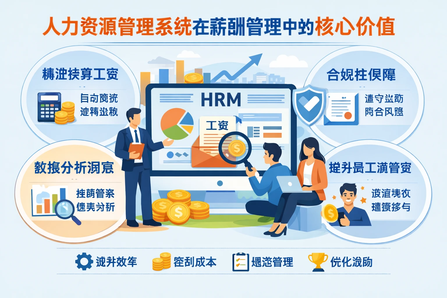人力资源管理系统在薪酬管理中的核心价值
