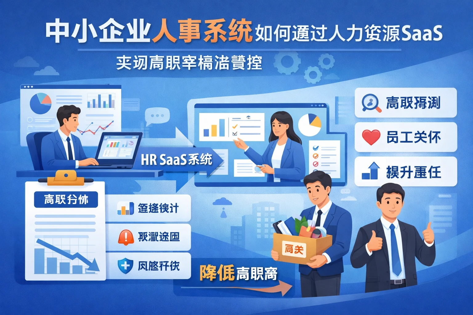 中小企业人事系统如何通过人力资源SaaS实现离职率精准管控