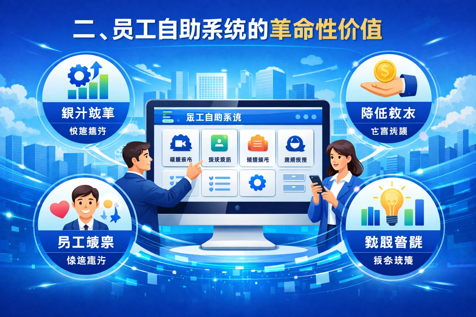 二、员工自助系统的革命性价值