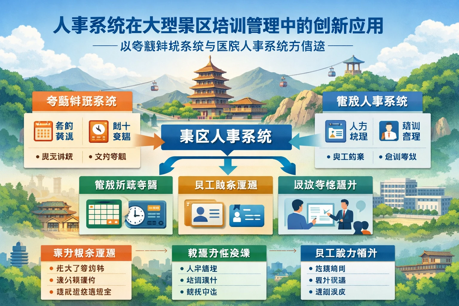 人事系统在大型景区培训管理中的创新应用——以考勤排班系统与医院人事系统为借鉴