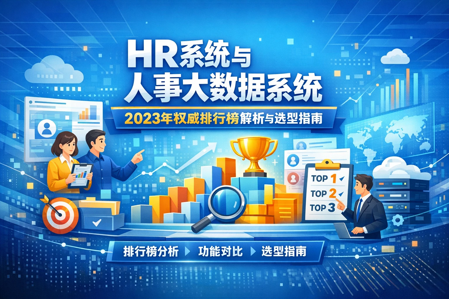 HR系统与人事大数据系统：2023年权威排行榜解析与选型指南