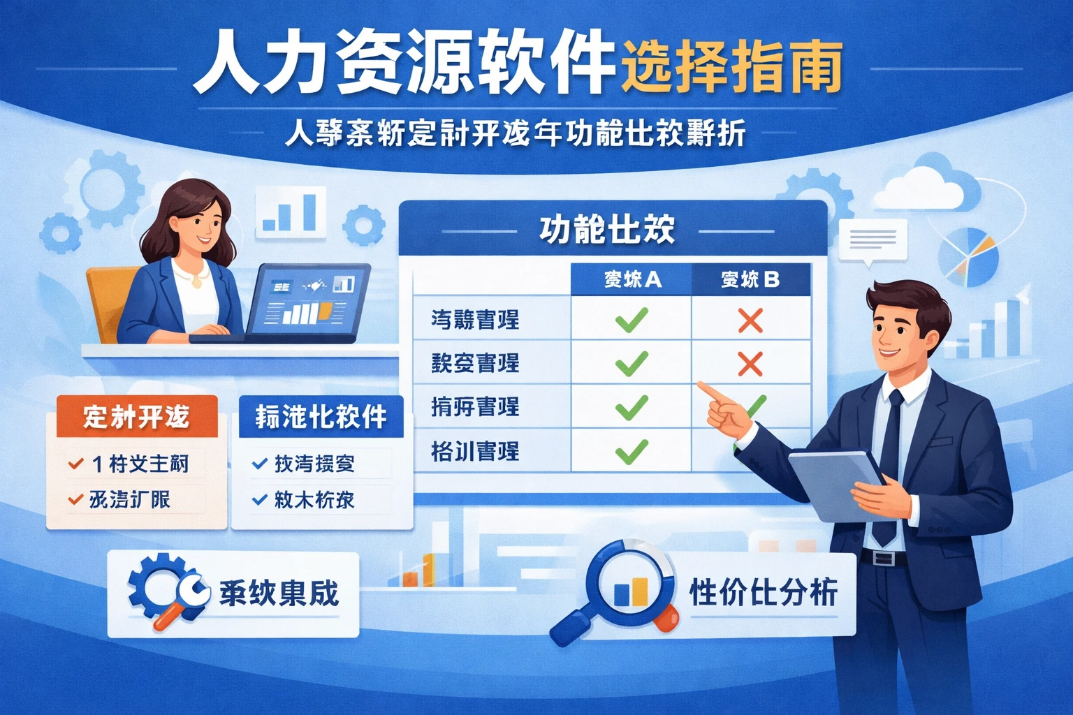 人力资源软件选择指南：人事系统定制开发与功能比较解析
