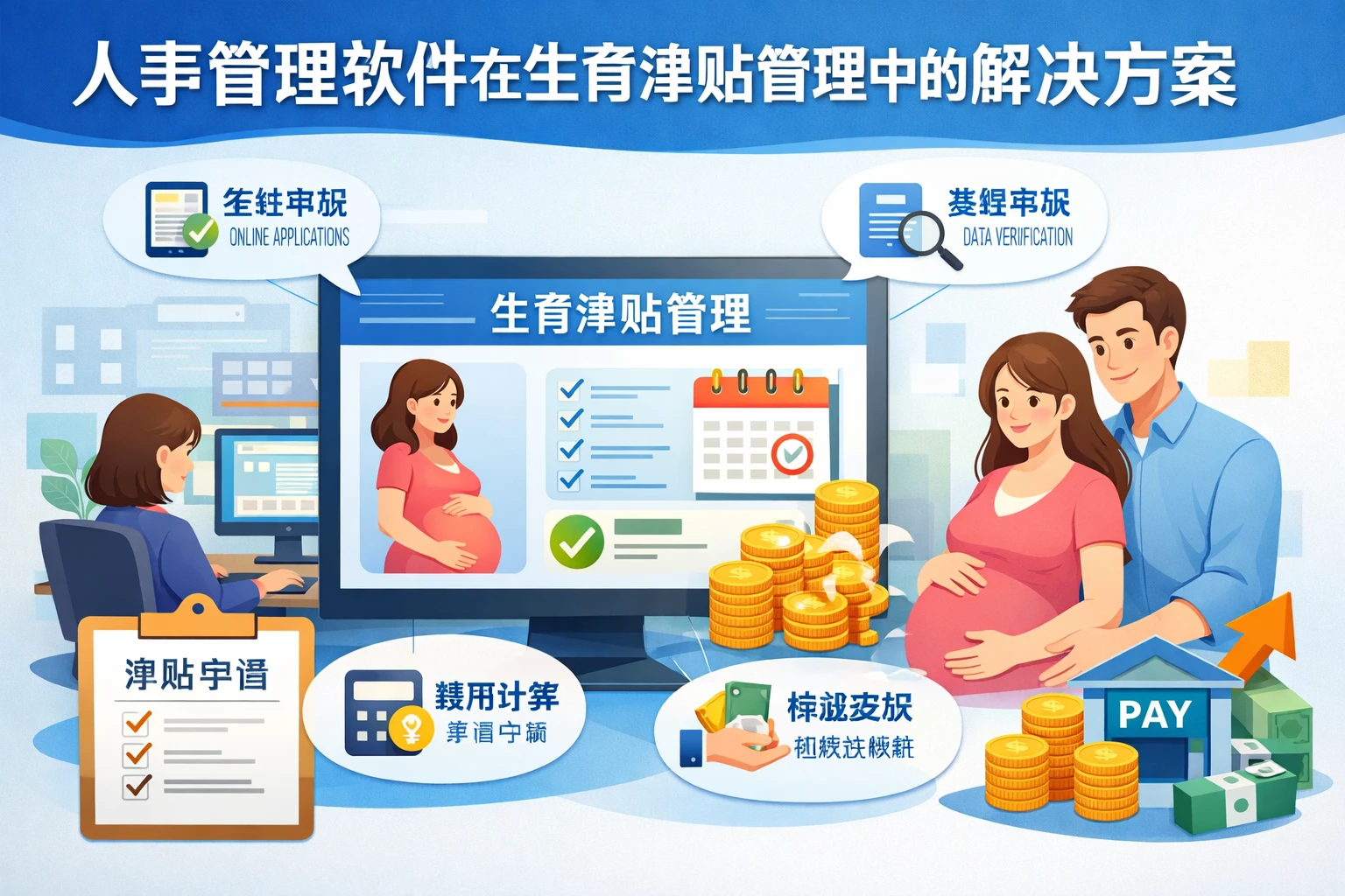 人事管理软件在生育津贴管理中的解决方案