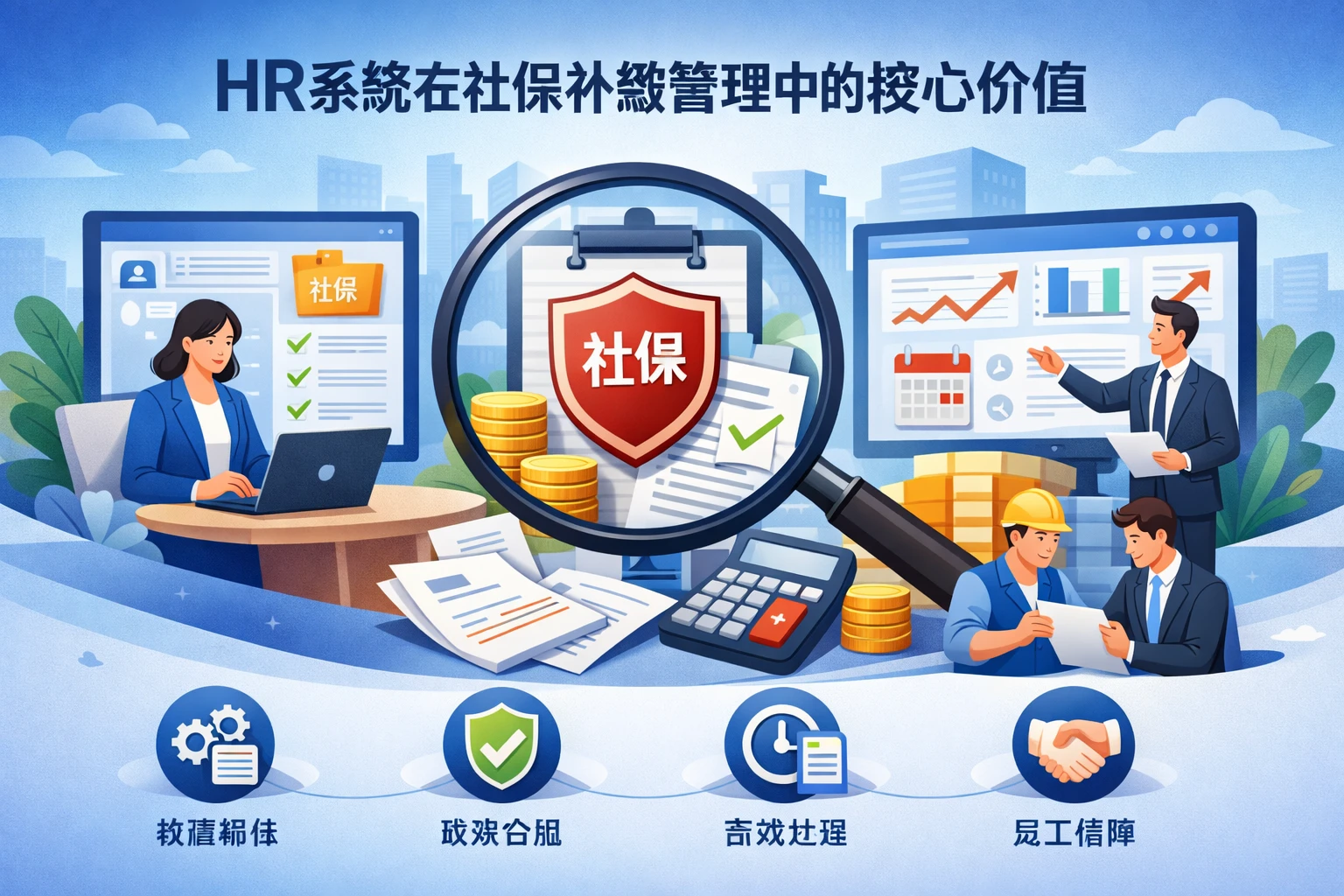 HR系统在社保补缴管理中的核心价值