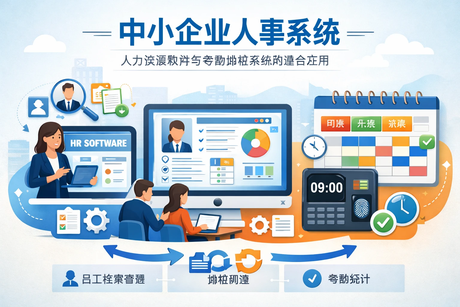 中小企业人事系统：人力资源软件与考勤排班系统的整合应用