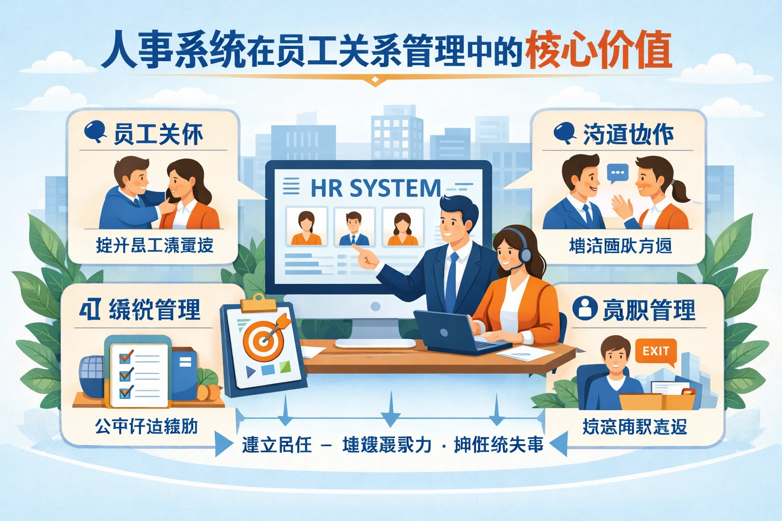 人事系统在员工关系管理中的核心价值