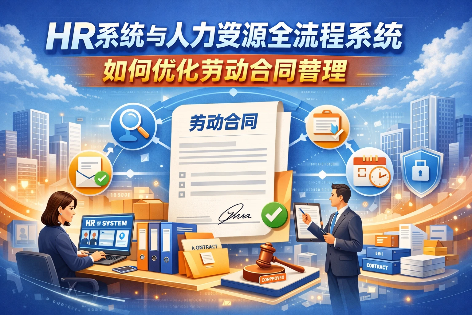 HR系统与人力资源全流程系统如何优化劳动合同管理