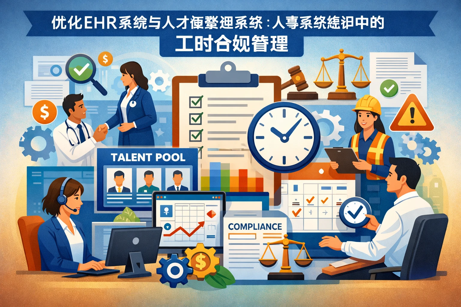 优化EHR系统与人才库管理系统：人事系统维护中的工时合规管理