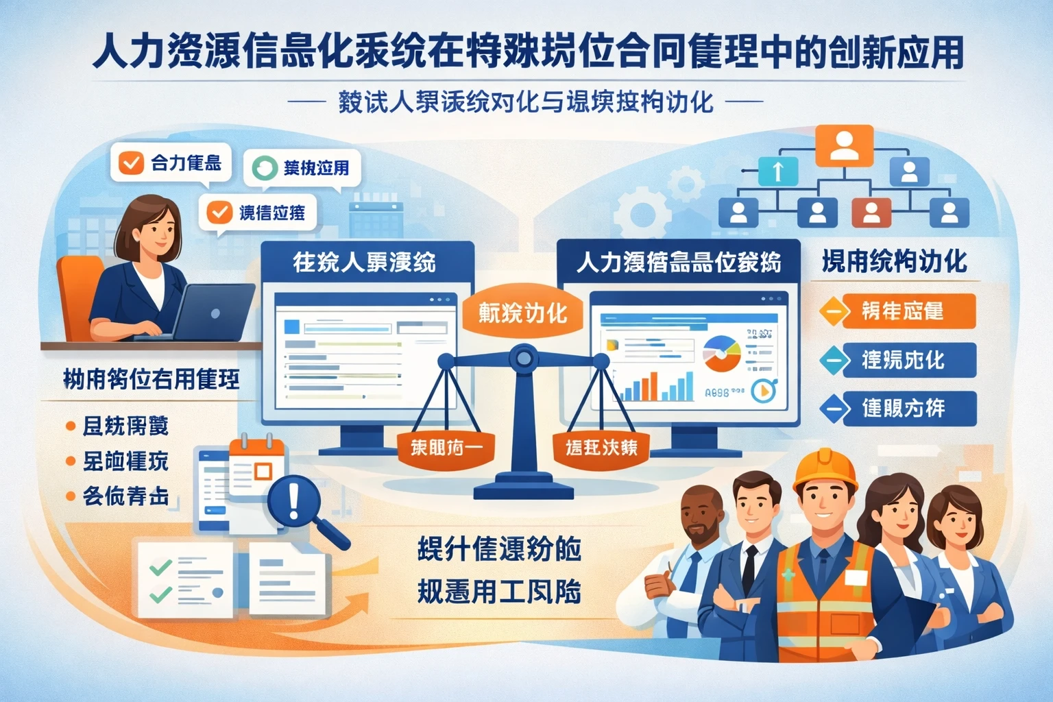 人力资源信息化系统在特殊岗位合同管理中的创新应用——兼谈人事系统对比与组织架构优化