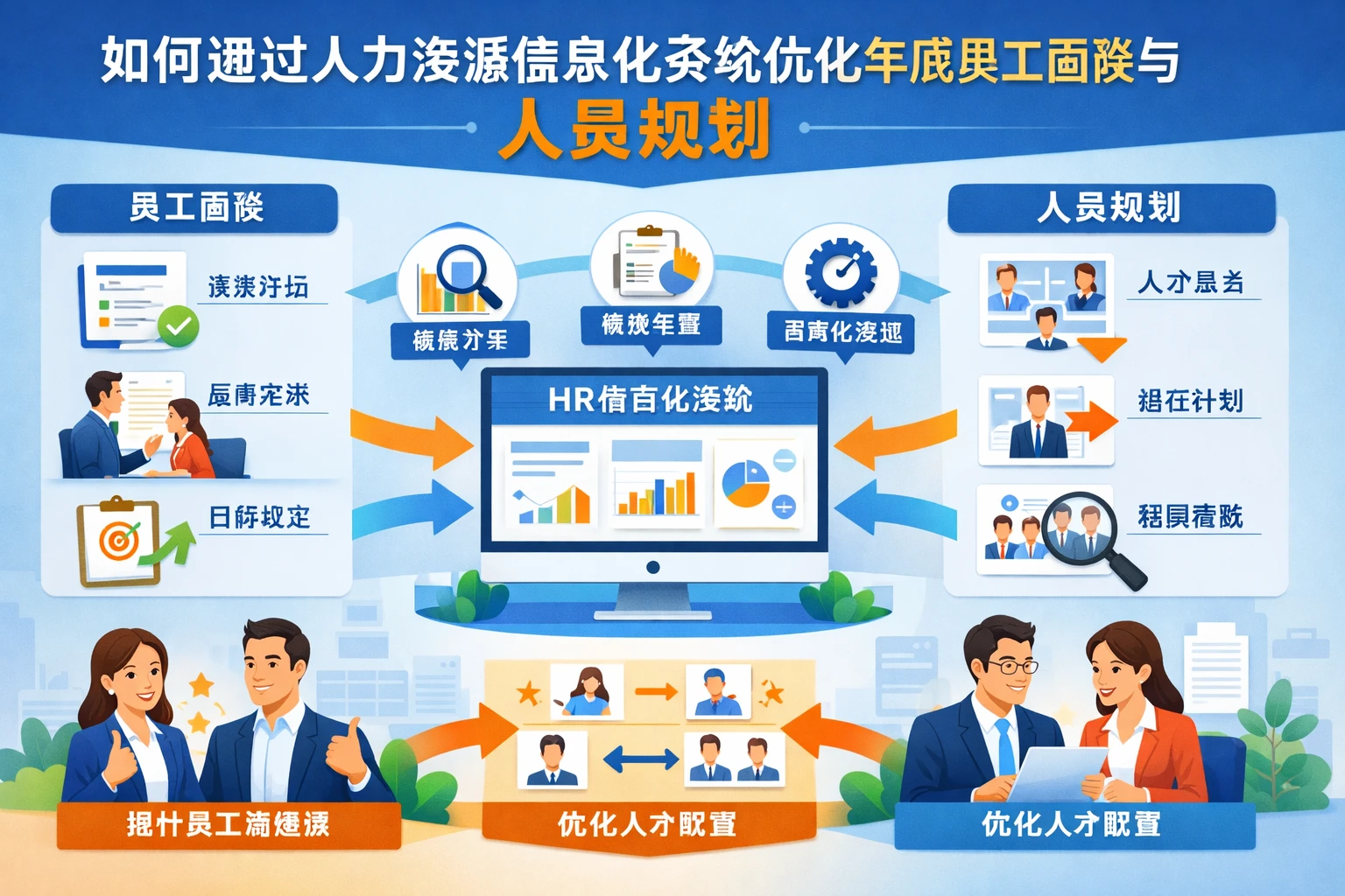 如何通过人力资源信息化系统优化年底员工面谈与人员规划
